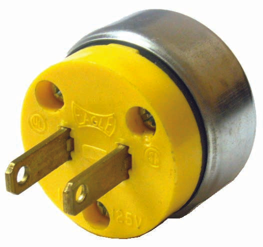 PLUG # 4862-Box, 2 Prong, 125 volt, 15 amp.