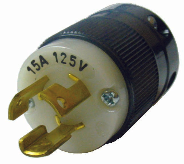 PLUG # 4720, Twist Lock 125 volt 15 amp