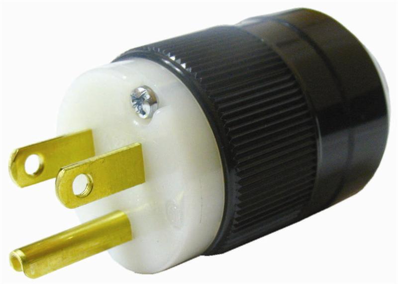 PLUG # 5266, 3 Prong, 125 volt, 15 amp.