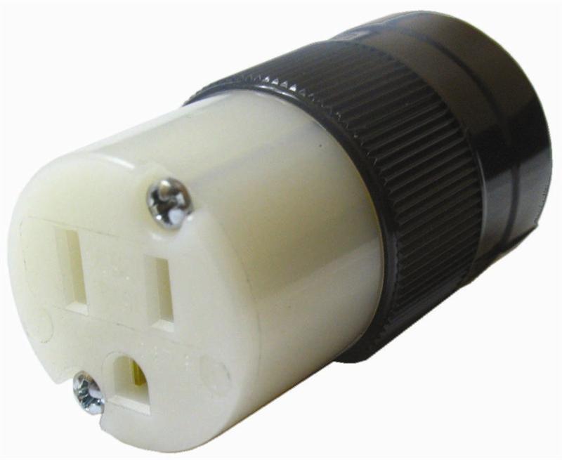 CONNECTOR # 5269, 3 Wire, 125 volt, 15 amp.