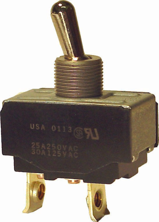 TOGGLE SWITCHES 7576K2 30 AMP, 25 AMP ON-OFF