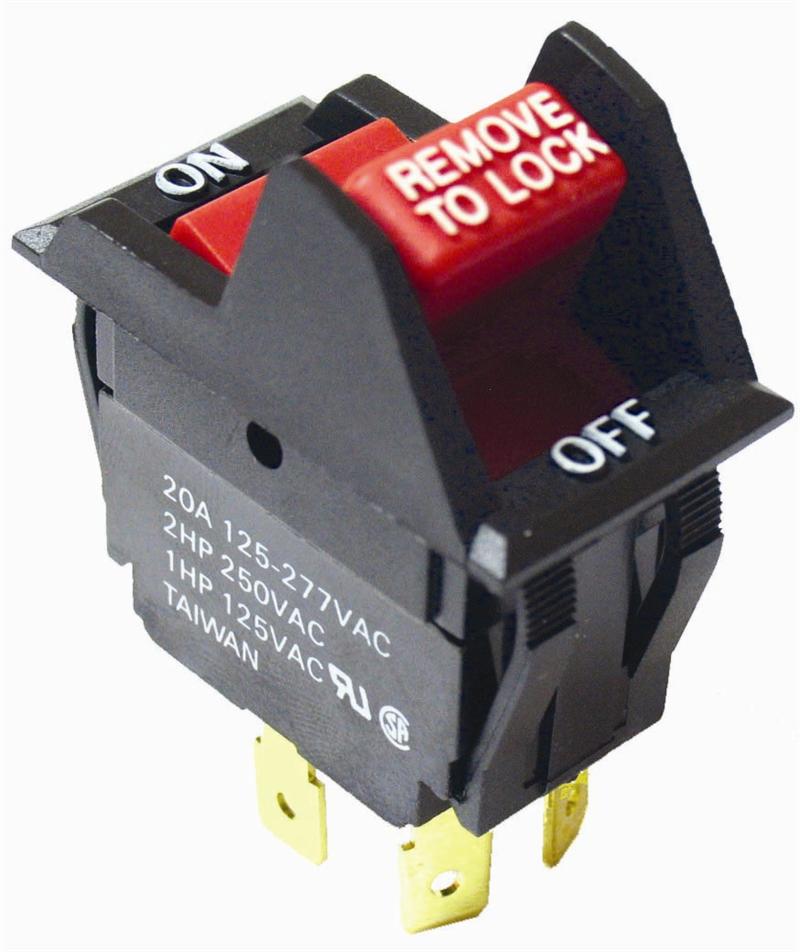 SWITCHES ROCKER 8166K21