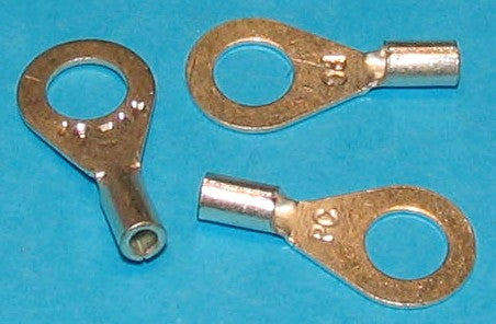 2.4 TERMINALS RING "NON-INSULATED" #90-125 100 PER PACK