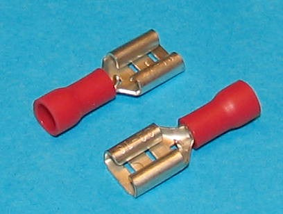.250.032-2 TERMINALS DISCONNECT FEMALE VINYL INSUL #90-190 100/ pk