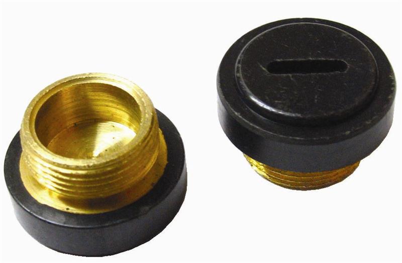 BRUSH CAPS External Thread Brass Insert 930-CAP