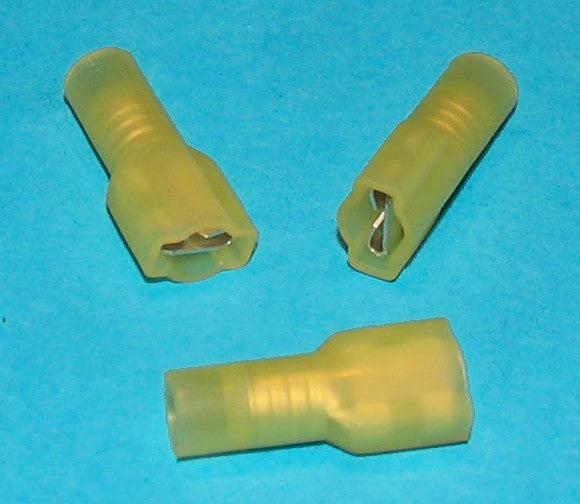 .250.032-1.3 TERMINALS FEMALE DISCONNECTS FULLY INSULATED #FDFN-20-250 100 PER PACK