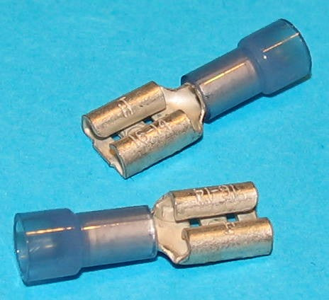 .250.032-3.2 TERMINALS DISCONNECT FEMALE VINYL WITH SUPPORT SLEEVE # FDV-64-250 100/pkg
