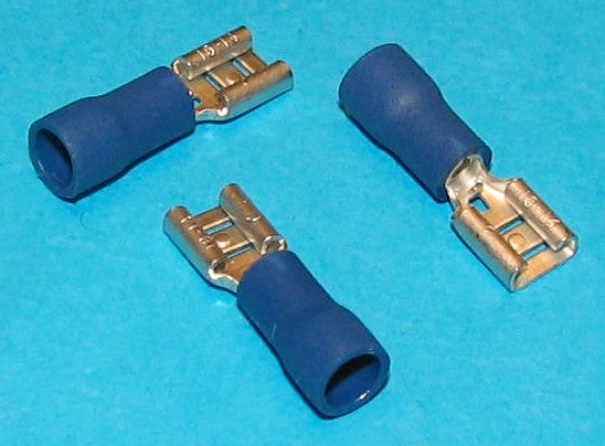 .187.020-2.2 TERMINALS DISCONNECT FEMALE VINYL INSULATED # FDV-64-187-8 100 PER PACK