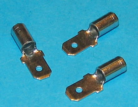 .187.020-1.2 TERMINALS MALE DISCONNECT NON INSULATED 100 PER PACK # MD-64-187-5