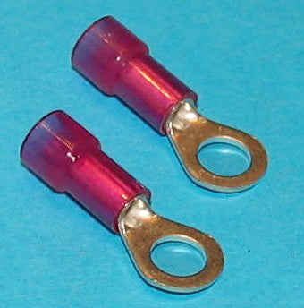 1.3.3 RING TERMINALS NYLON WITH SUPPORT SLEEVE # RNS-26-10 100 PER PACK