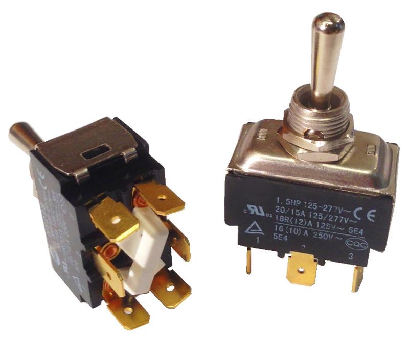 TOGGLE SWITCHES 44905ER 15 AMP ON-OFF-ON