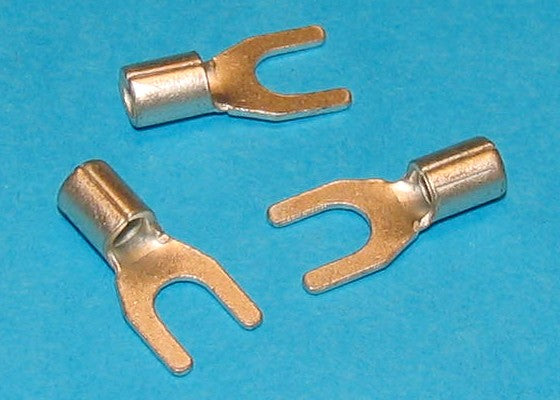 3.1.1 TERMINALS SPADE "NON-INSULATED" # S-20-6 100 PER PACK
