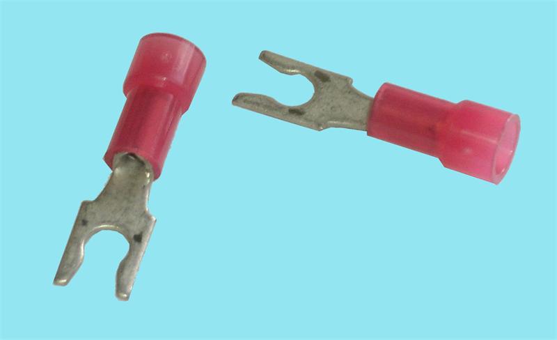 1.1.3 SPADE NYLON-INSULATED with Support Sleeve # SSN-26-6 100 PER PACK