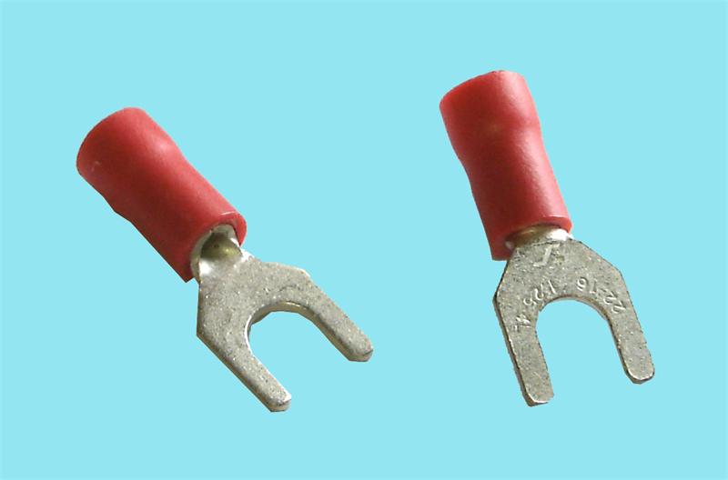 1.2.2 TERMINALS SPADE "VINYL-INSULATED" # SV-26-8 100 PER PACK